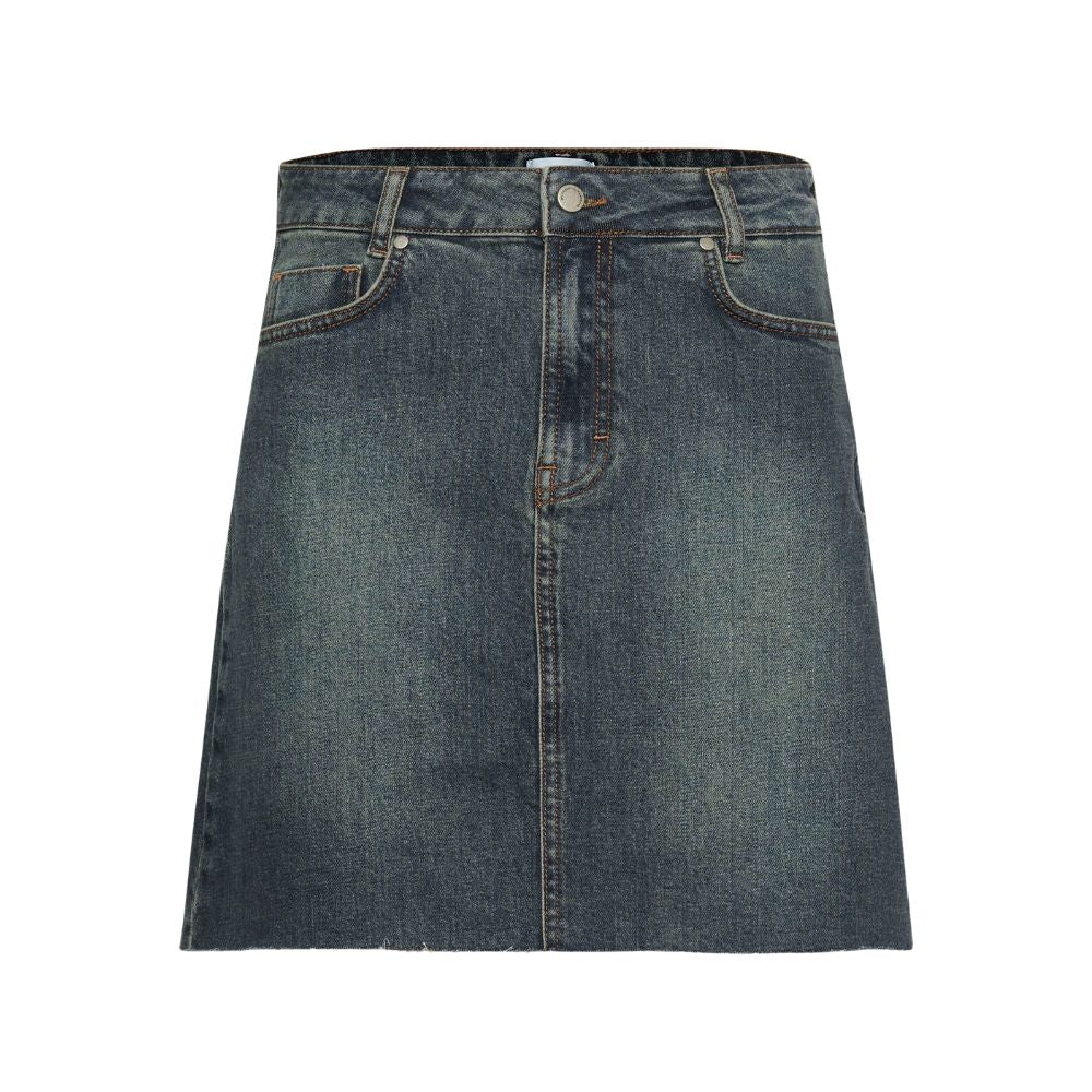 My Essential Wardrobe Dark Blue Dirty Dango Skirt