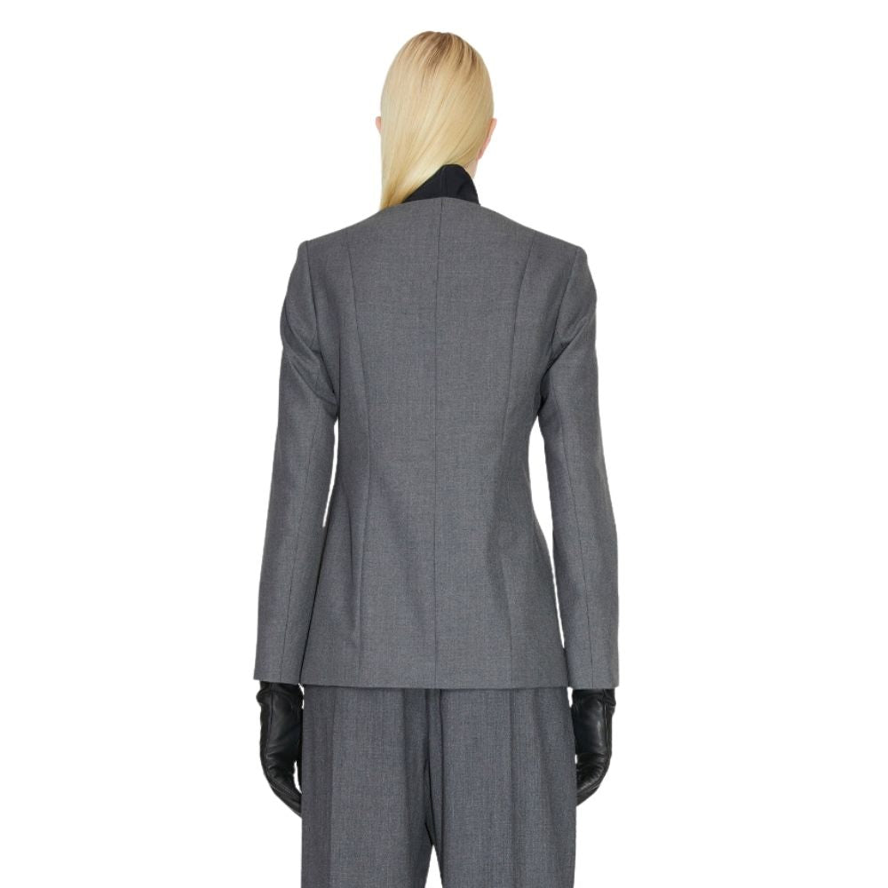 Wood Wood Grey Sasha Trompel´oeil Blazer