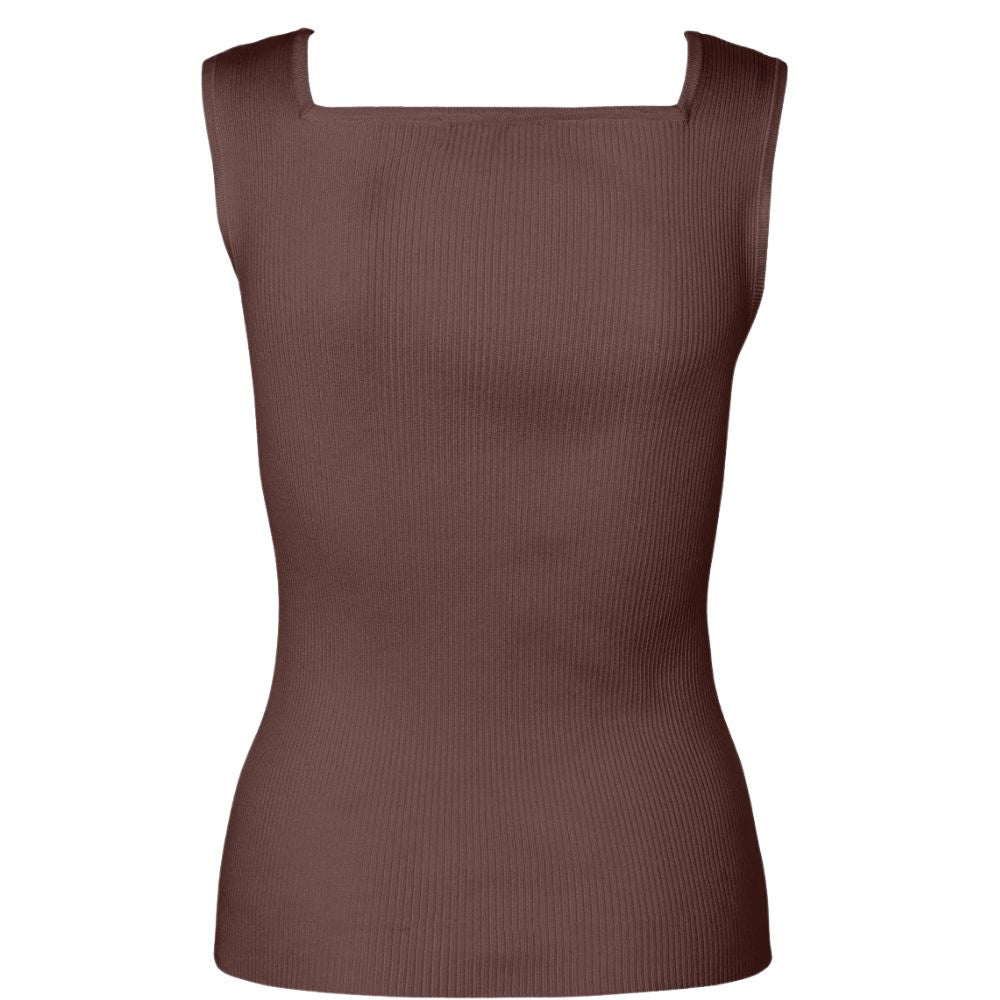 Rue de Femme Brun Noa Reverse Knit Top