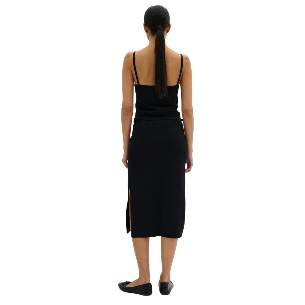 My Essential Wardrobe Black Hekla Knit Skirt