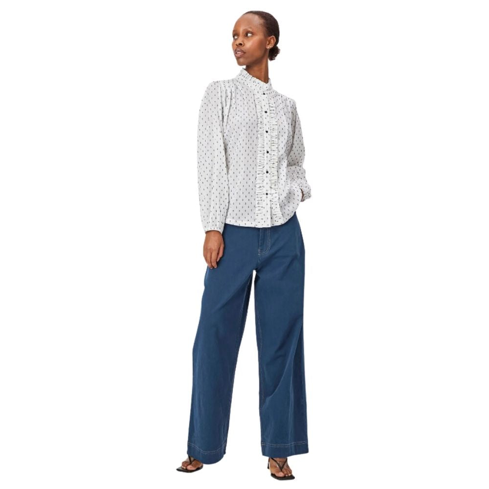 Lollys Laundry White Perth Shirt LS