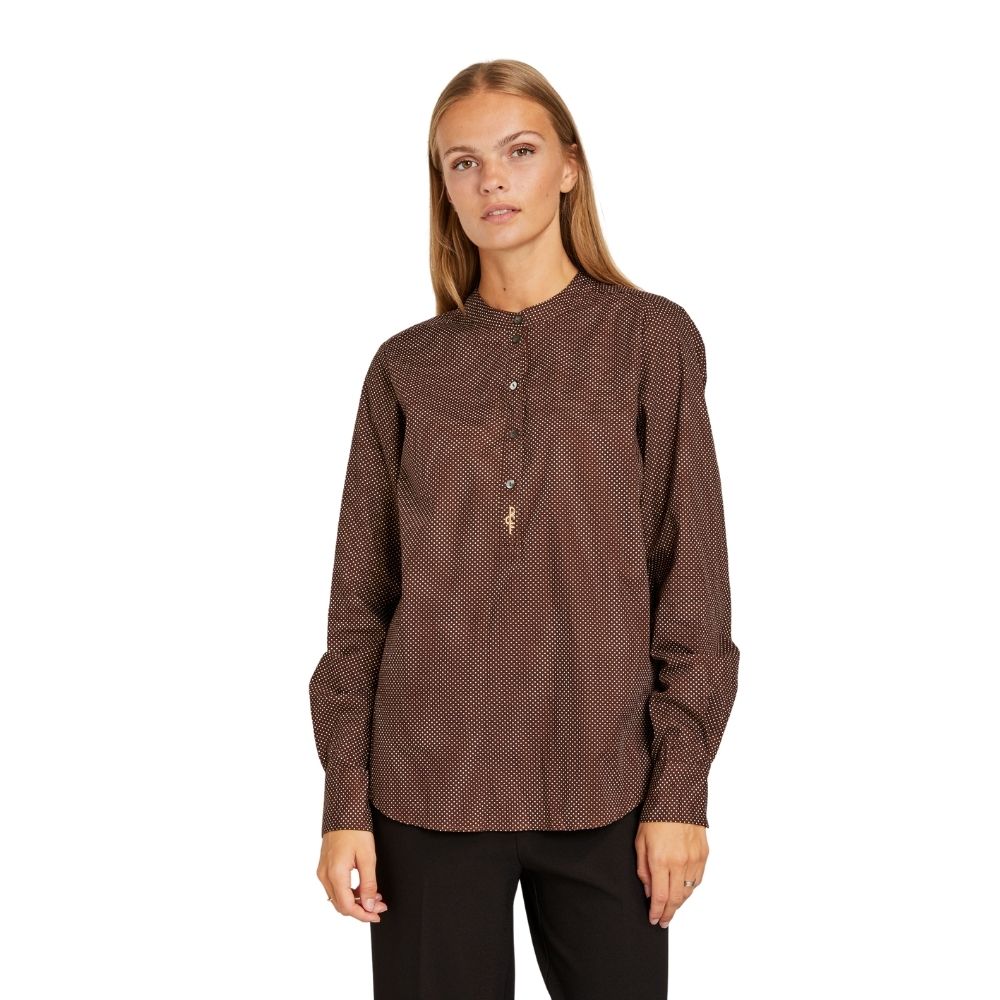 Rue de Femme Brun Dot Shirt