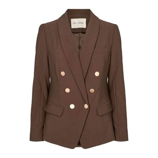 Rue de Femme Chocolat Comfy Eloise Blazer