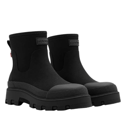 Hunter Sort Neopren Chelsea Boots