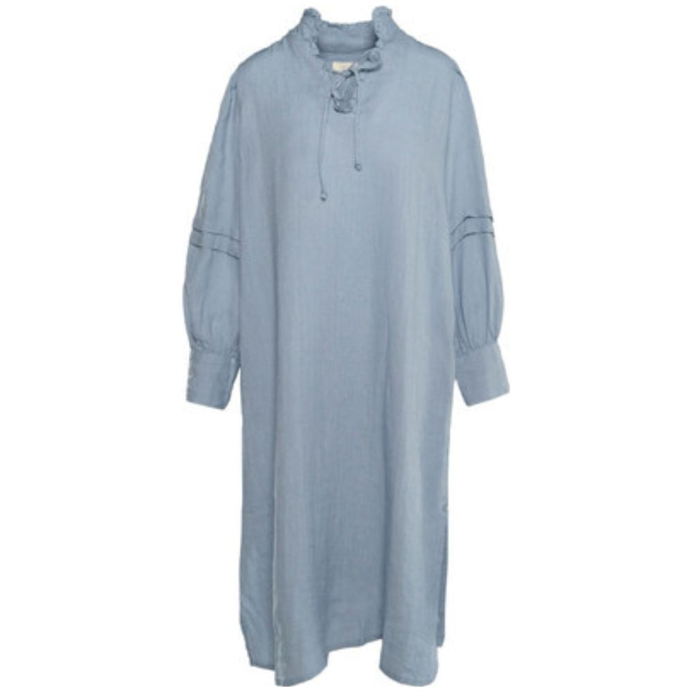 Hést Faded Denim Sari Linen Dress