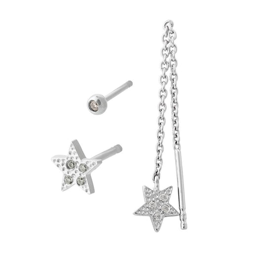 Pernille Corydon Silver Sparkling Star Box