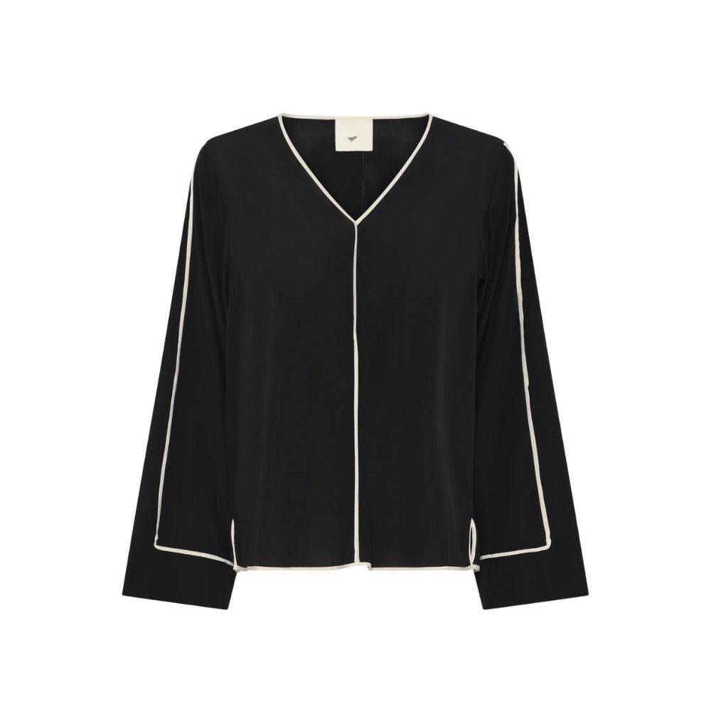 Heartmade Black Mabia Blouse