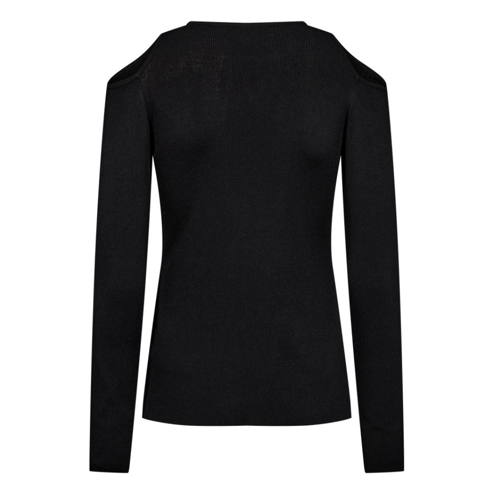 Copenhagen Muse Black Boo Pu Peek Blouse