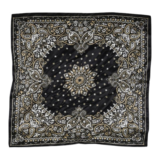 MP Danmark Black Silk Scarf