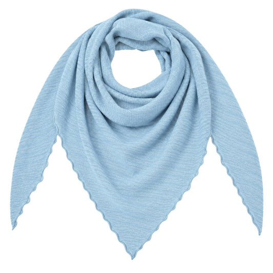 By Basics Sky Blue Melange Shawl Cu