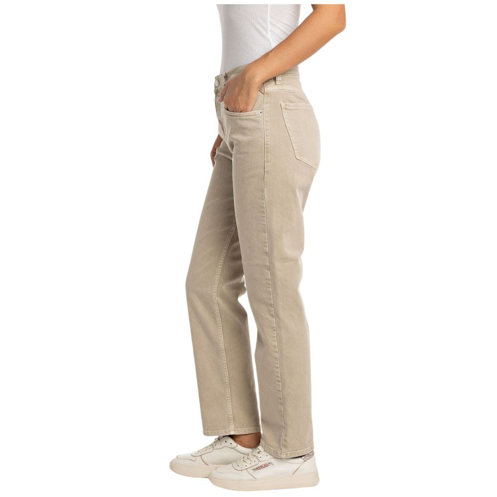 Replay Sand Maijke Straight Jeans