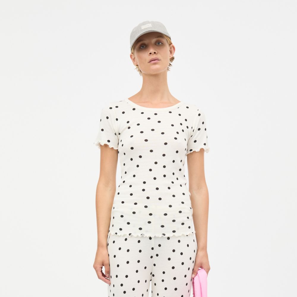 Mads Nørgaard Cream Trixy Tee