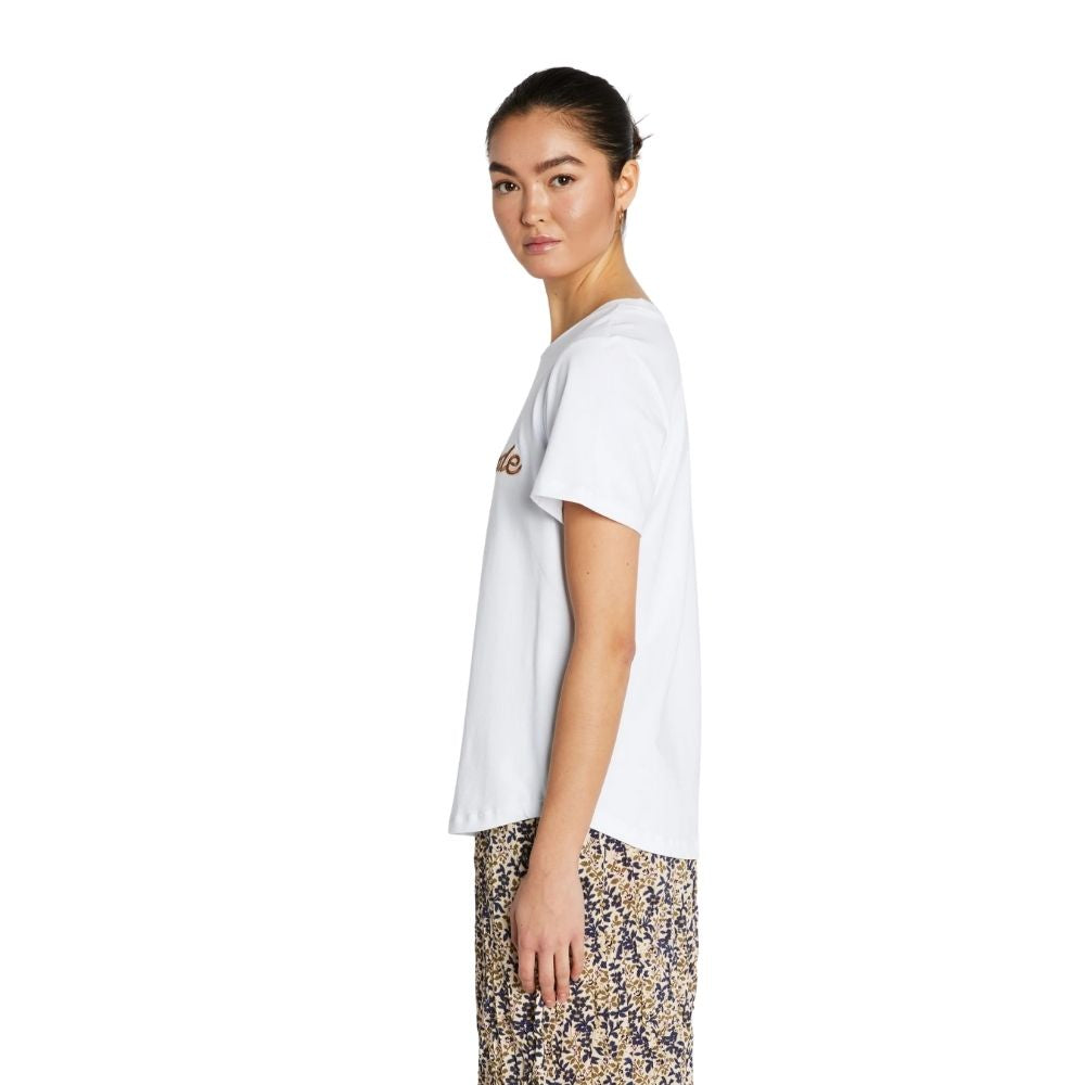 Heartmade Hvid Efia logo T-shirt