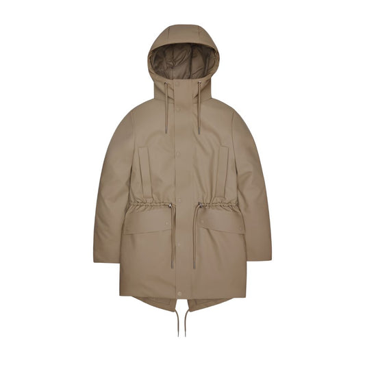 Rains Beige Nome String W Parka