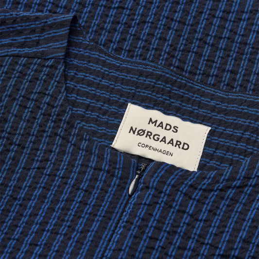 Mads Nørgaard Blå Soft Crease Julie Blouse
