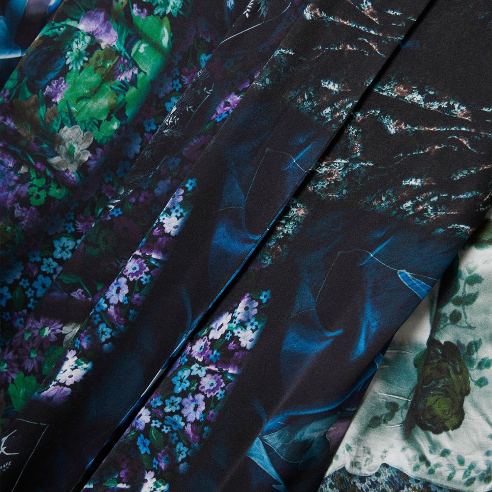 WOOD WOOD Midnight Flower Ambra Print Dress