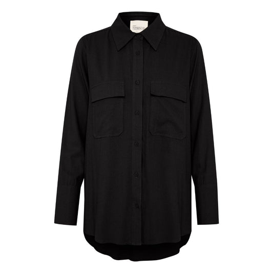 My Essential Wardrobe Black Dias Shirt