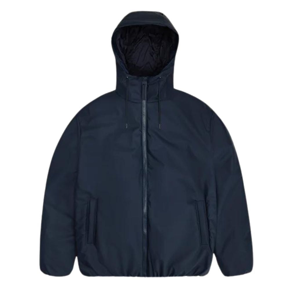 Rains Navy Lohja Long Jacket