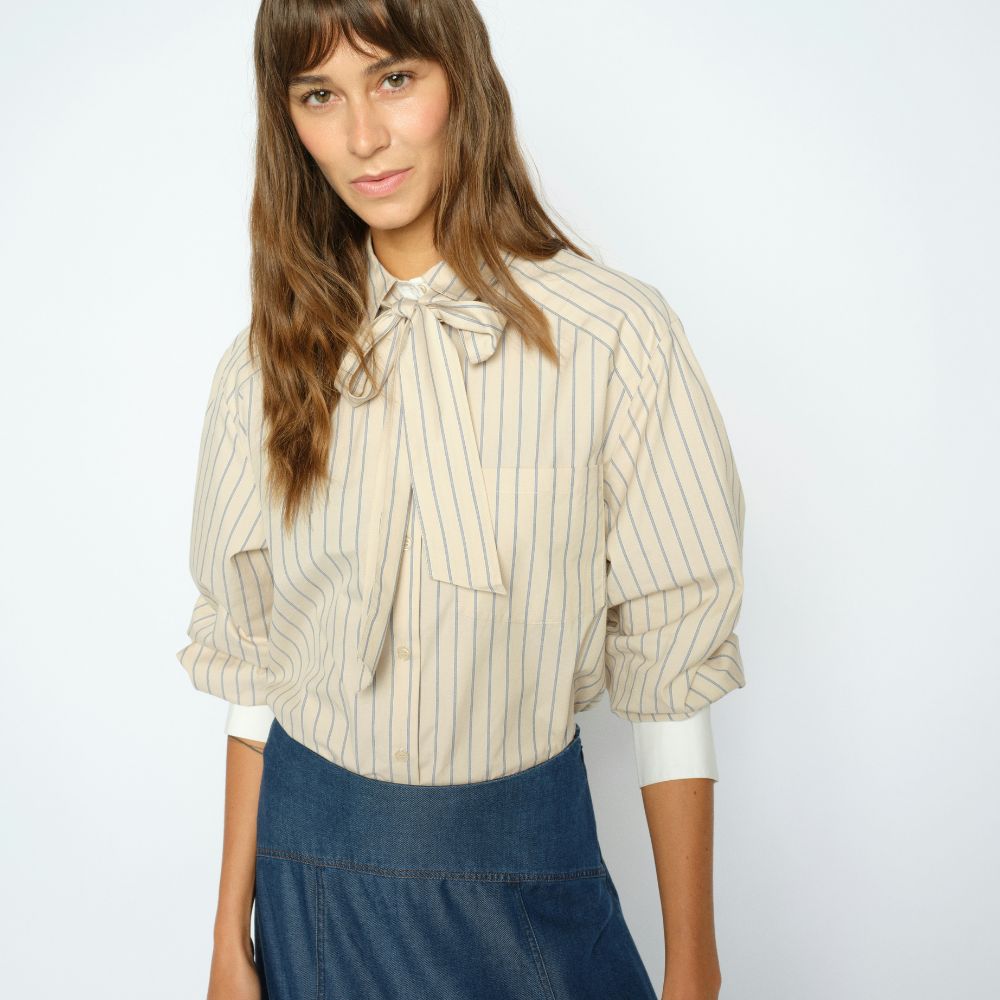 Mos Mosh Beige Keeva Lilou Shirt
