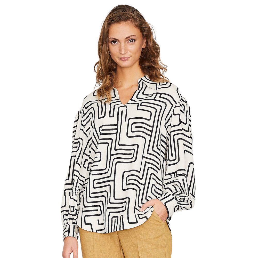 Rue De Femme White Sand Melvin Tunic