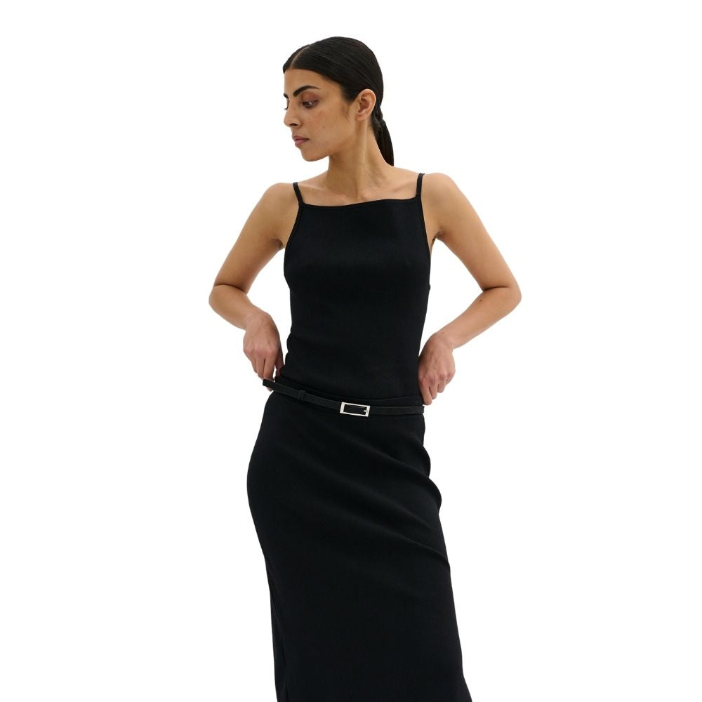 My Essential Wardrobe Black Hekla Knit Top