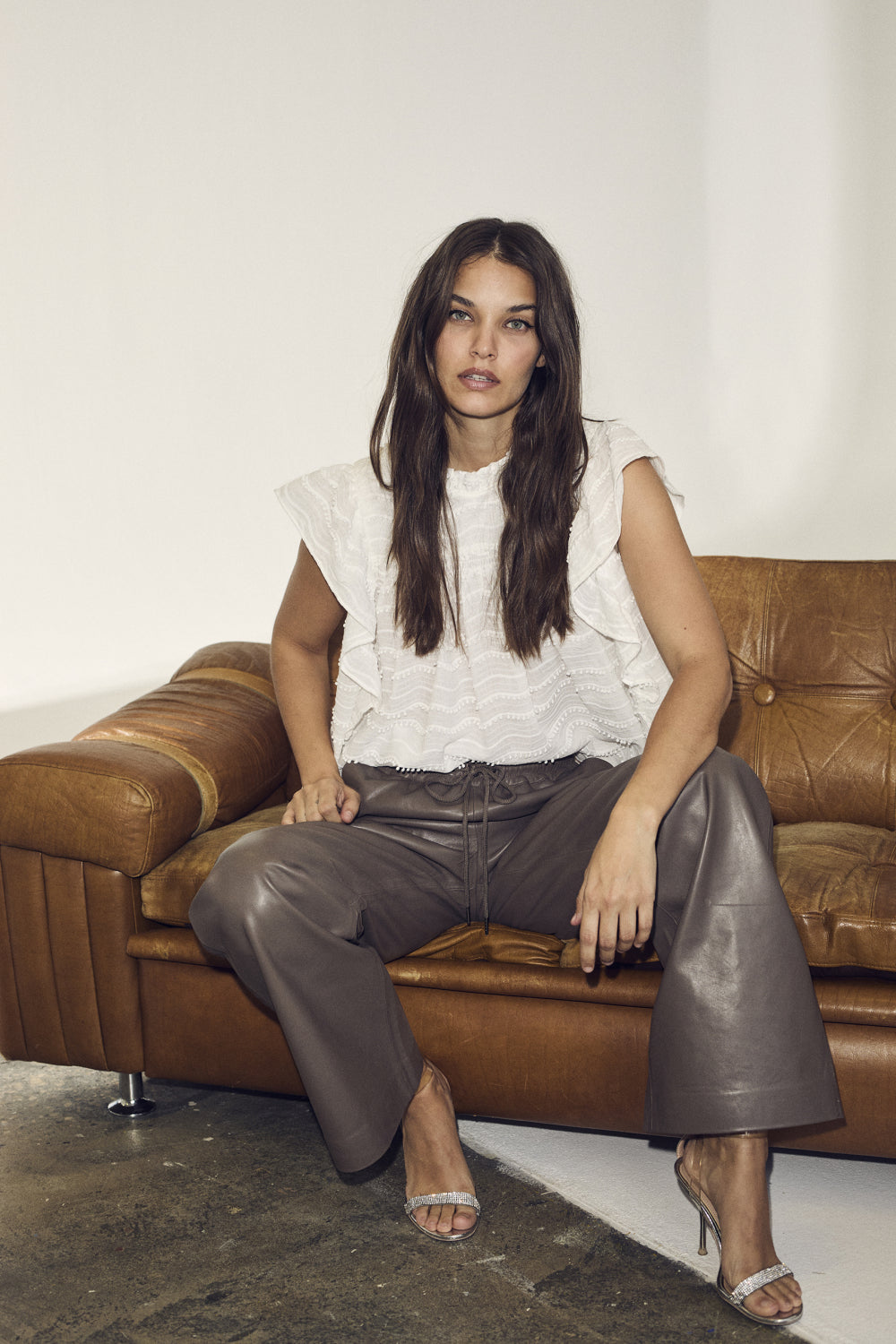 Co´Couture Elephant Phoebe Leather Pant