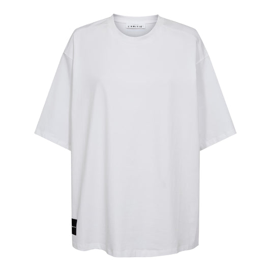 L'amitie Hvid Bag Logo Tee