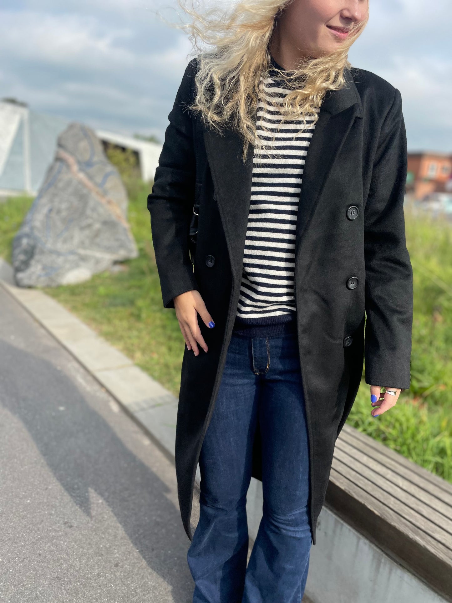My Essential Wardrobe Black The Coat