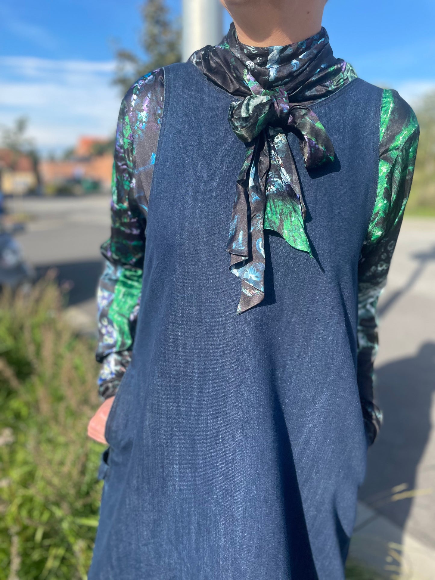 WOOD WOOD Midnight Flower Isabel Print Top
