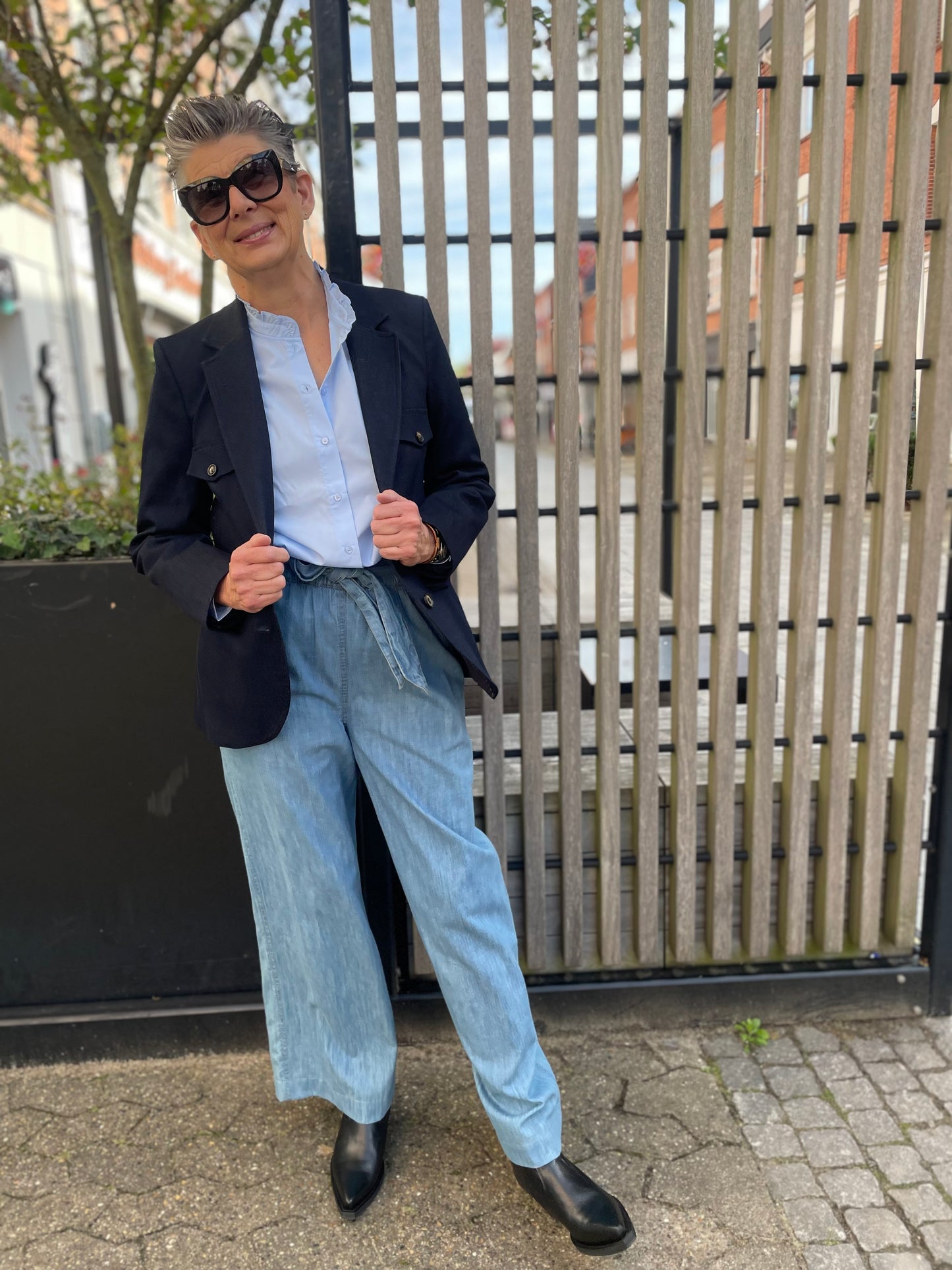 Lollys Laundry Light Blue Vicky Pants