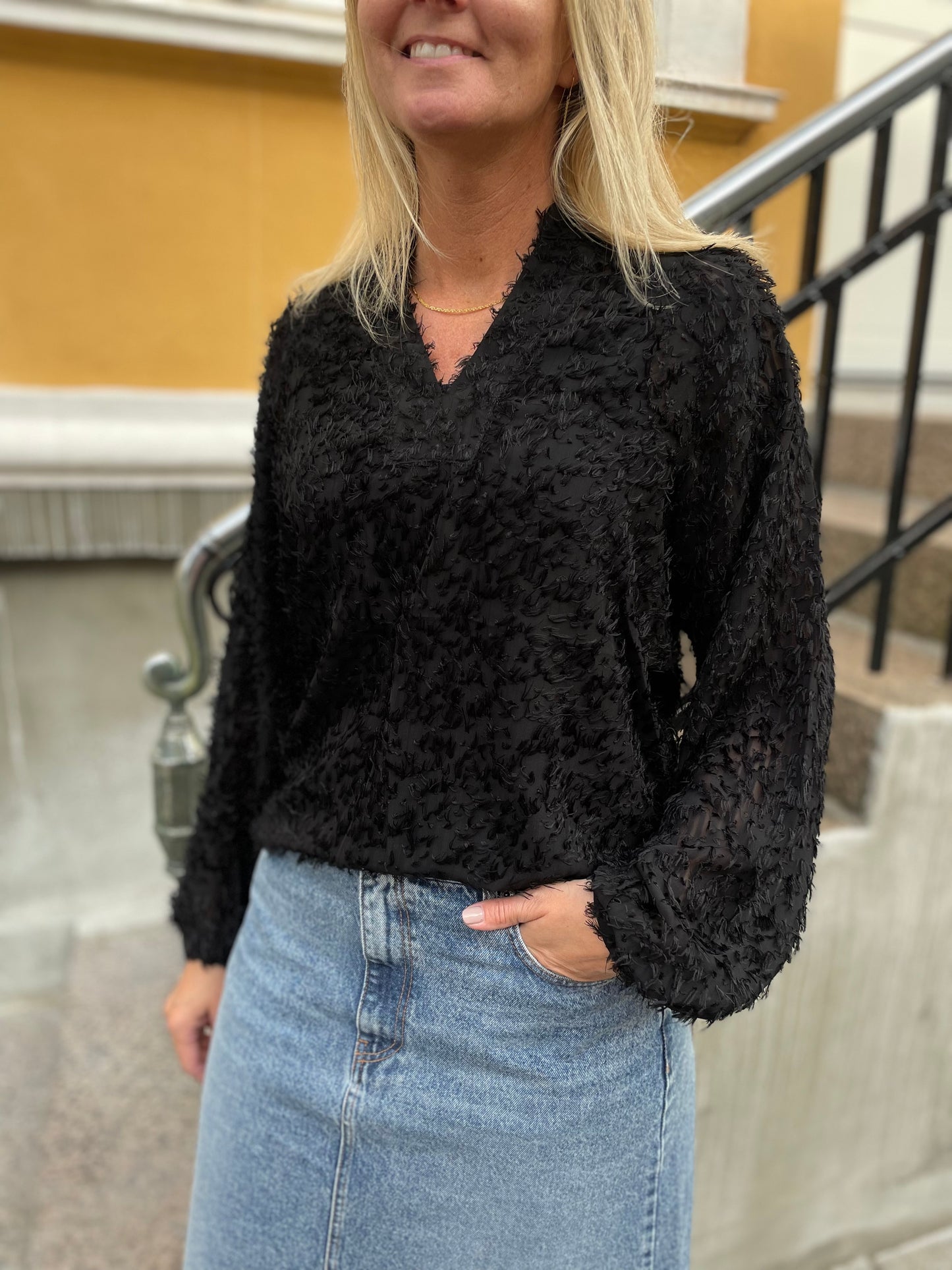 Rue De Femme Black Clover Blouse