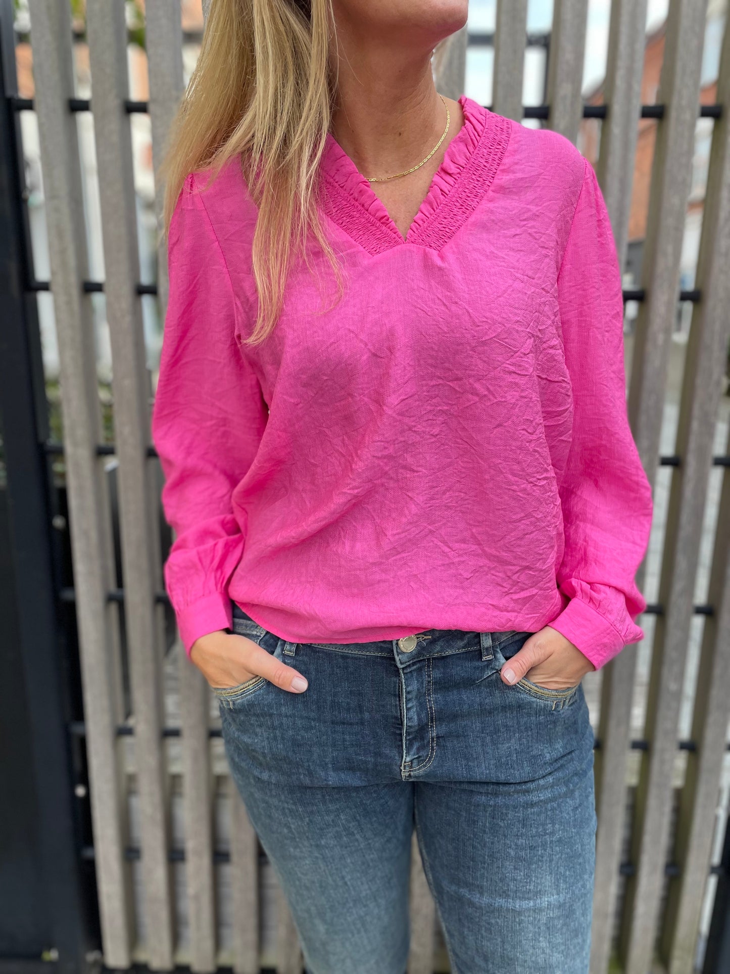 Rue De Femme Pink Emera Blouse