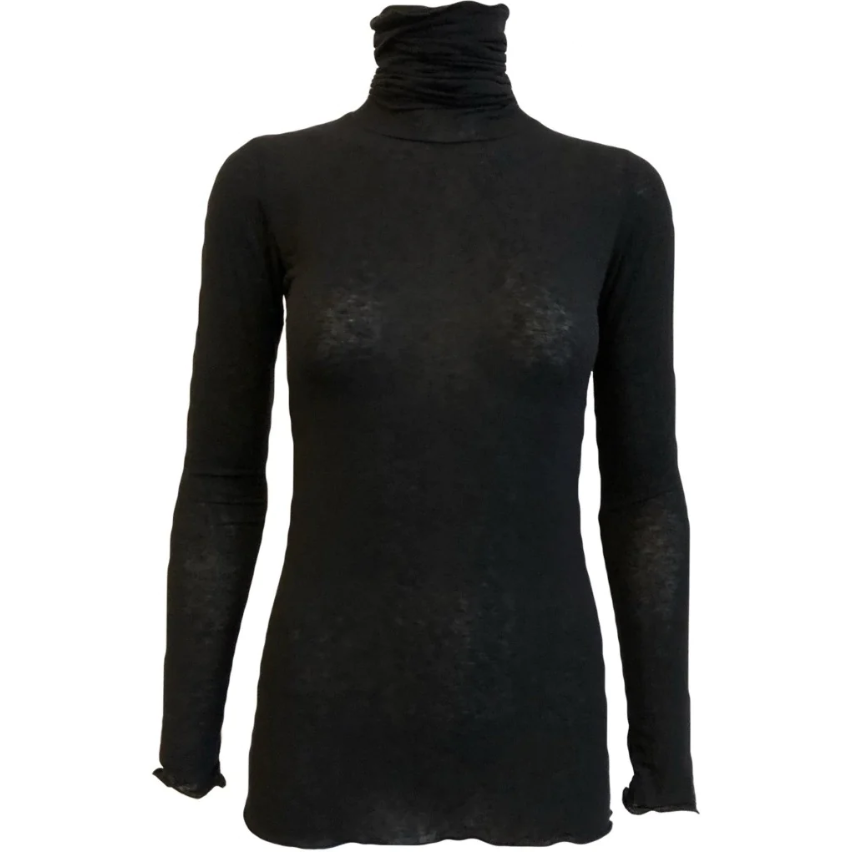 Made By Andersen Black Shirt With Collar