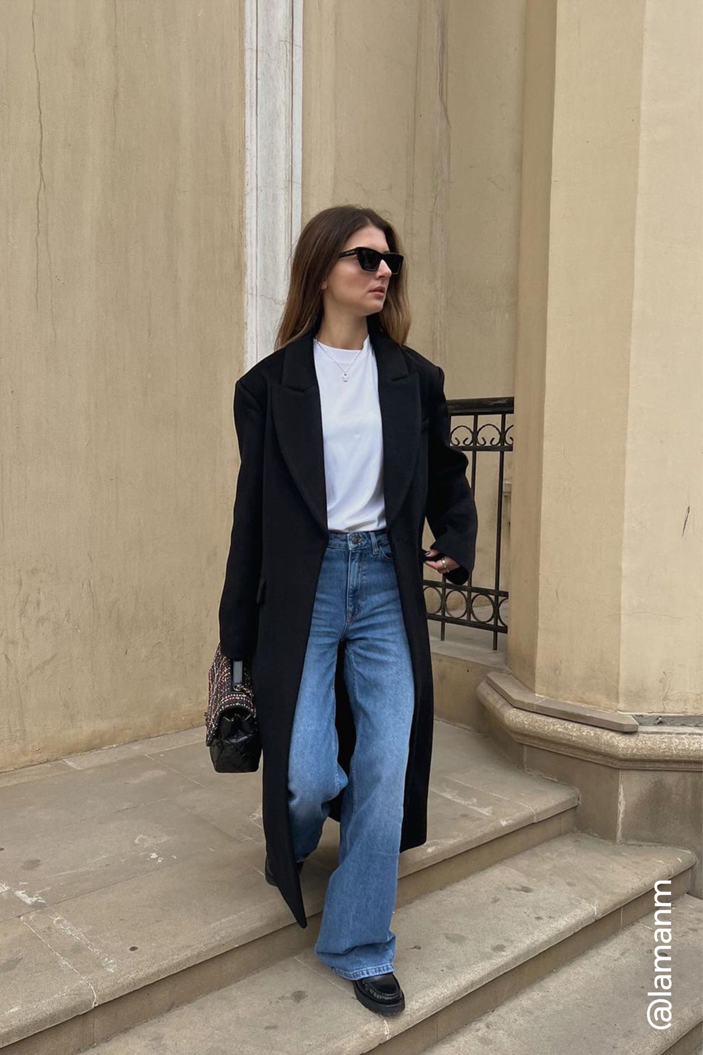My Essential Wardrobe Black The Coat