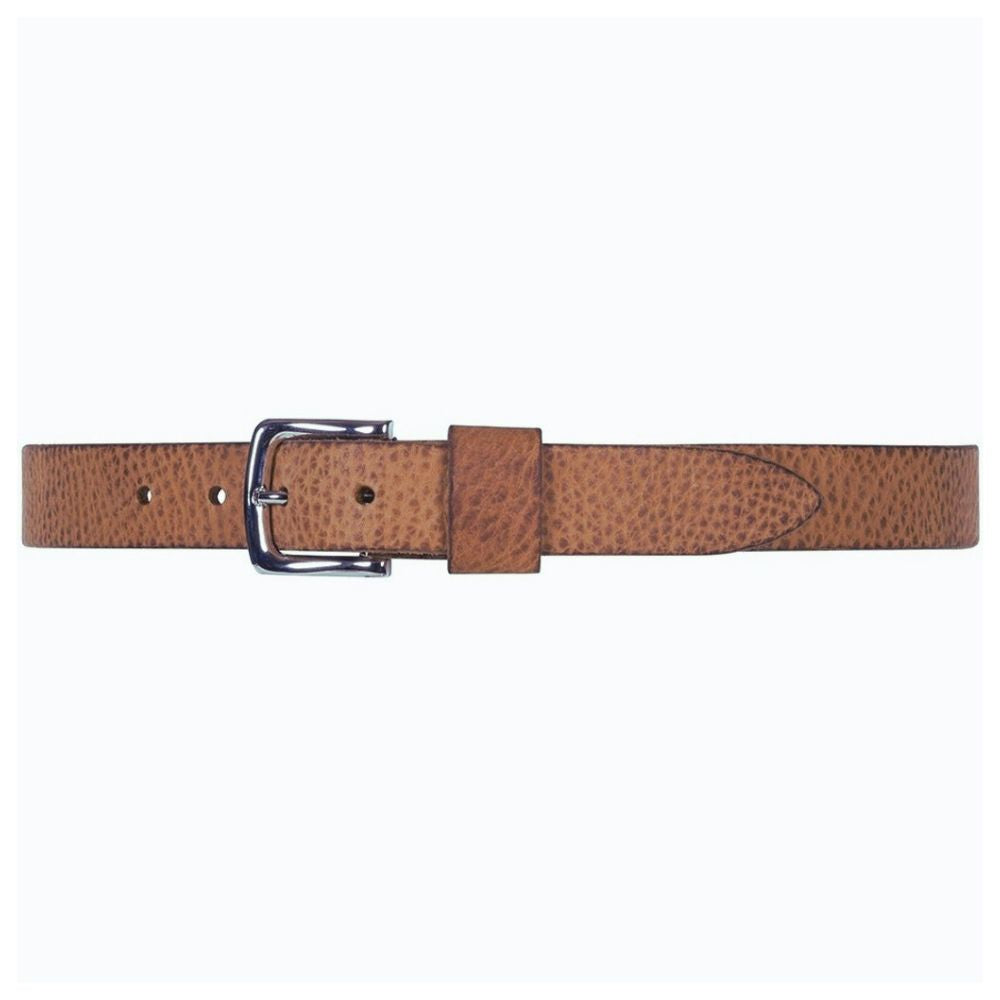 Depeche Cognac/Silver 12824 Jeans Belt