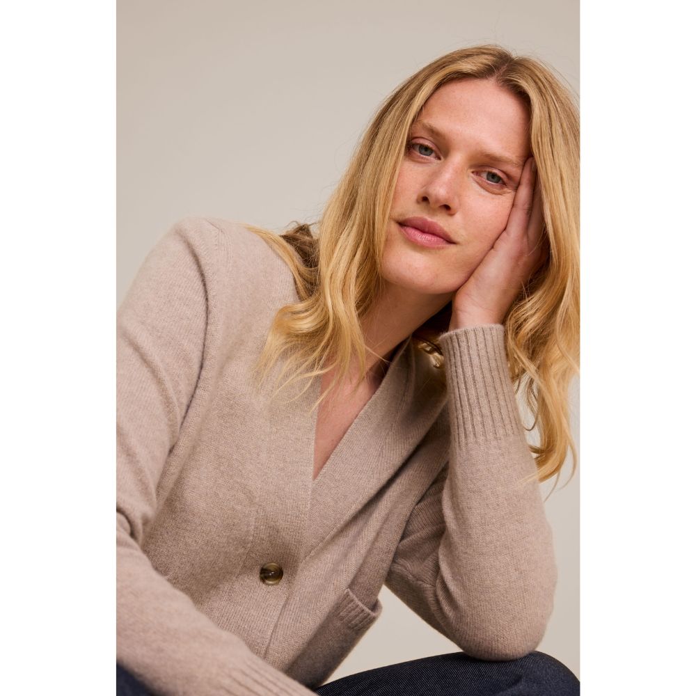 Sibin Linnebjerg Light Sand Carole Cardigan