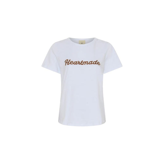 Heartmade Hvid Efia logo T-shirt