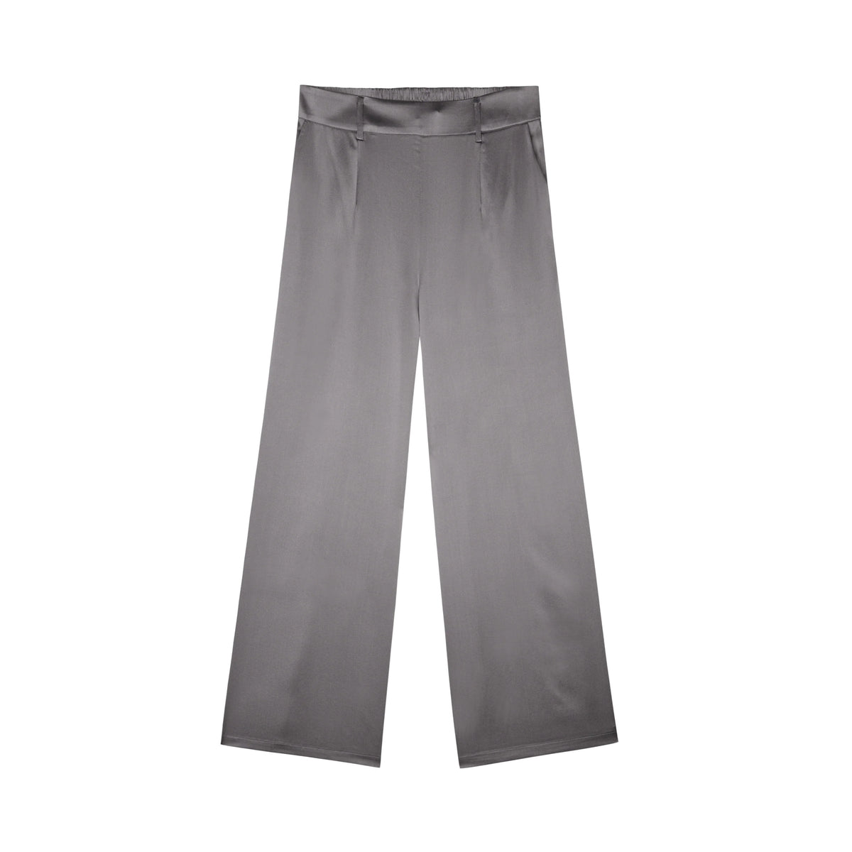 Charlotte Sparre Brown Solid Wide Pants
