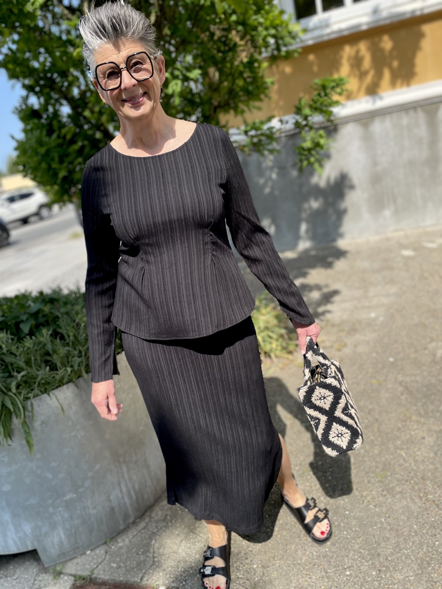 Rue De Femme Black Lilia Blouse