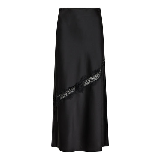 Co´couture Black Denise Lace Mix Skirt