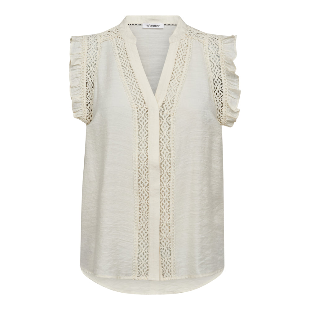 Co´couture Off White Caryn Frill To