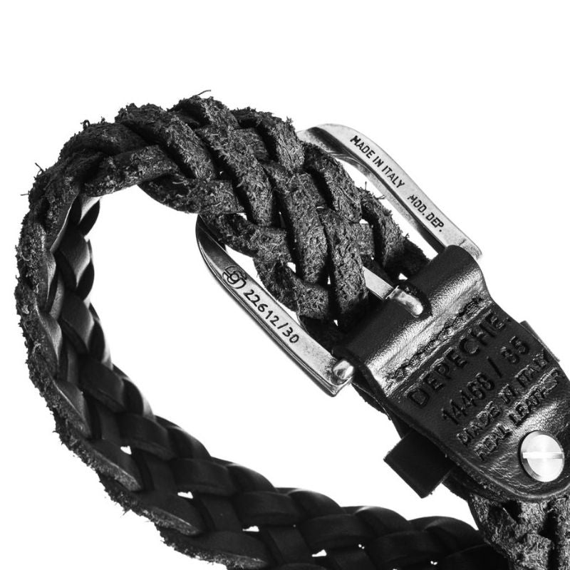 Depeche Flet Sort Jeans Belt