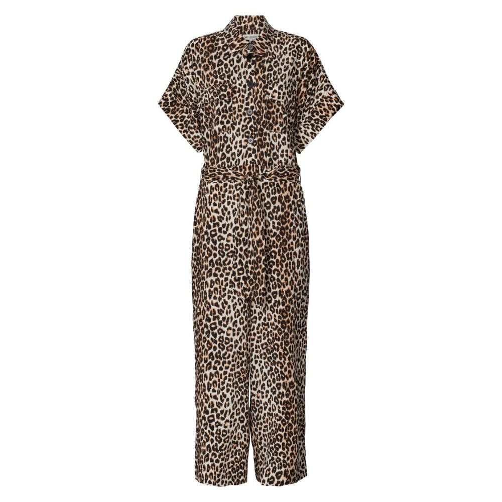 Lollys Laundry Leopard Print Mathilde Jumpsuit
