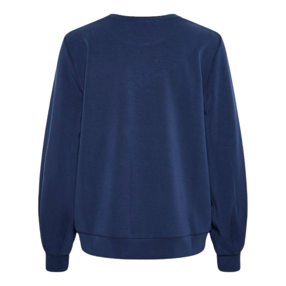 My Essential Wardrobe Navy The Sweat Blouse