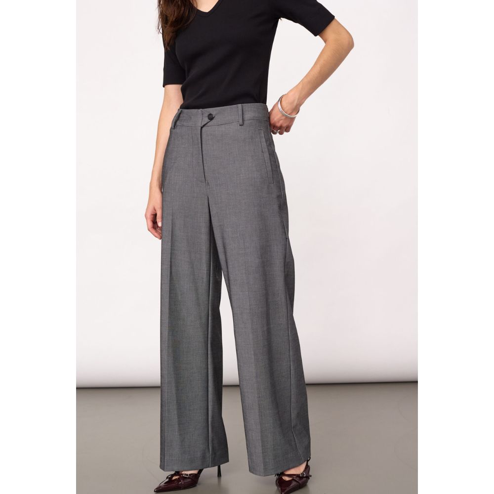 Co'Couture Mid Grey Jacky Wide Pant