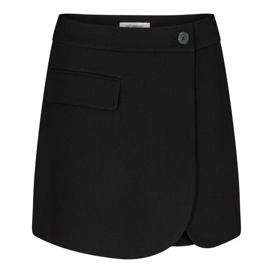 Co´Couture Black Wrap Skirt