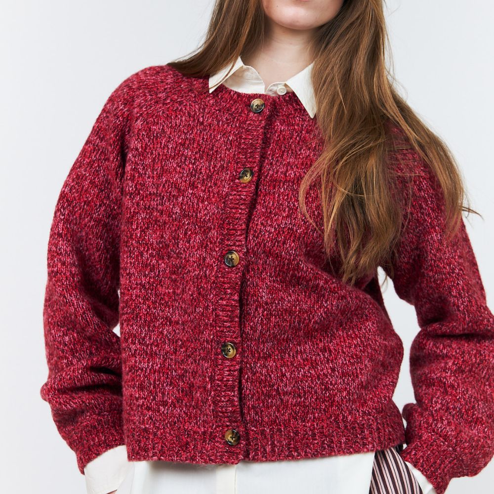 Lollys Laundry Rød Nova Cardigan
