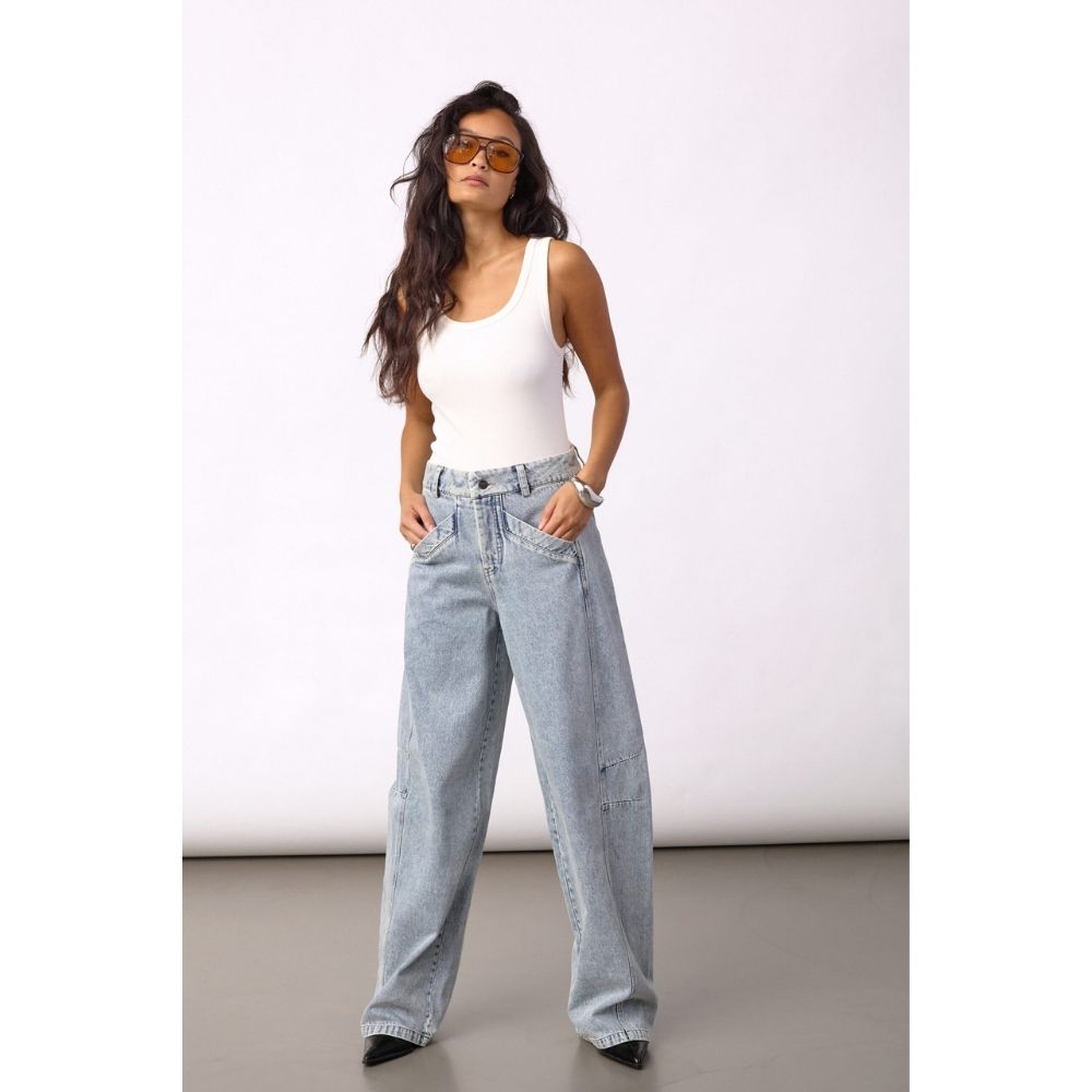 Co`Couture Denim Jackson Barrel Jeans