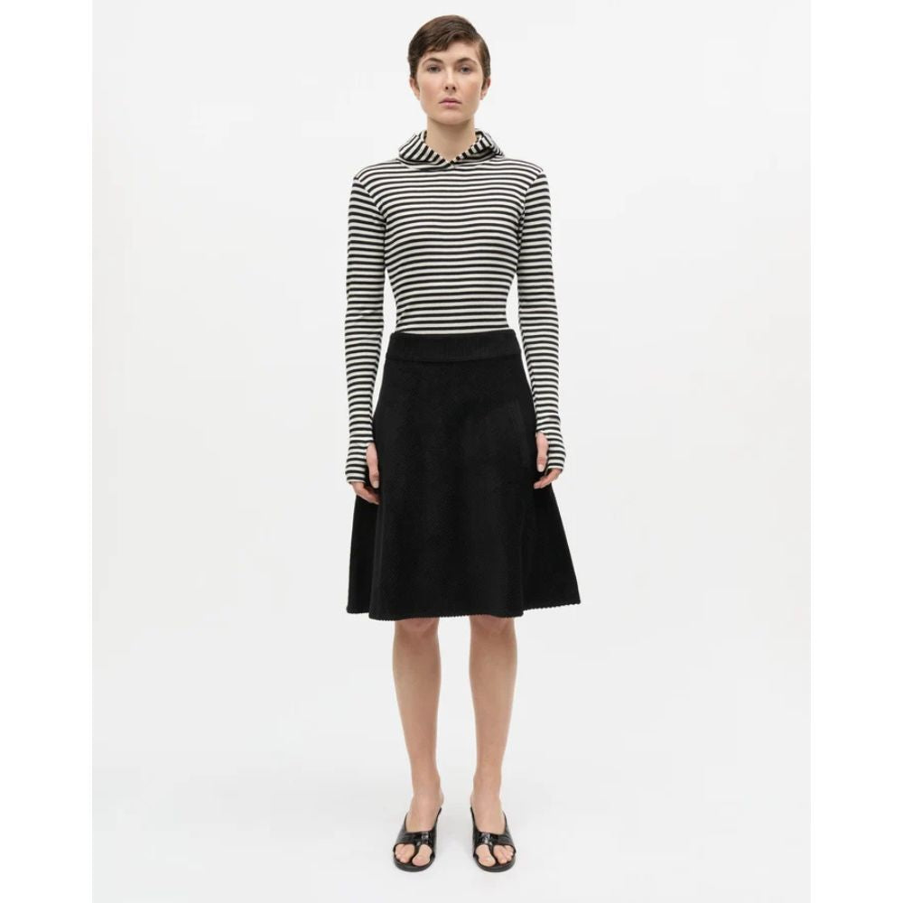 Mads Nørgaard Sort Pretty Cord Stelly Skirt