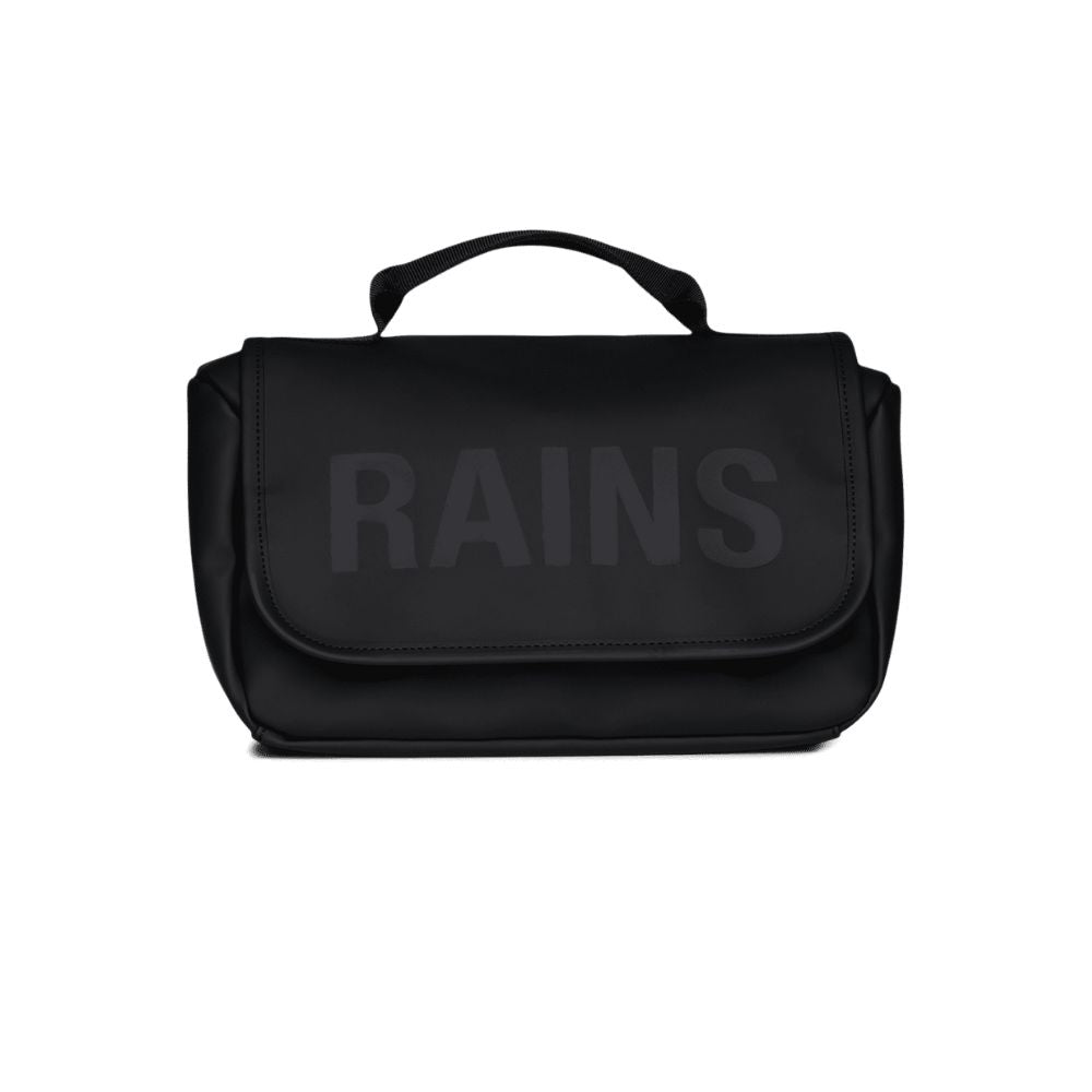 Rains Black Wash Bag